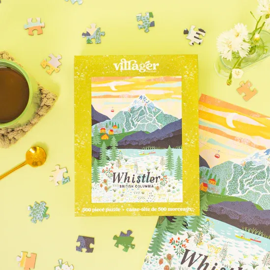 988 Villager Puzzle "Whister Mountain" 500pc