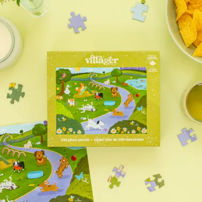 980 Villager Puzzle "Bark Park" 250pc