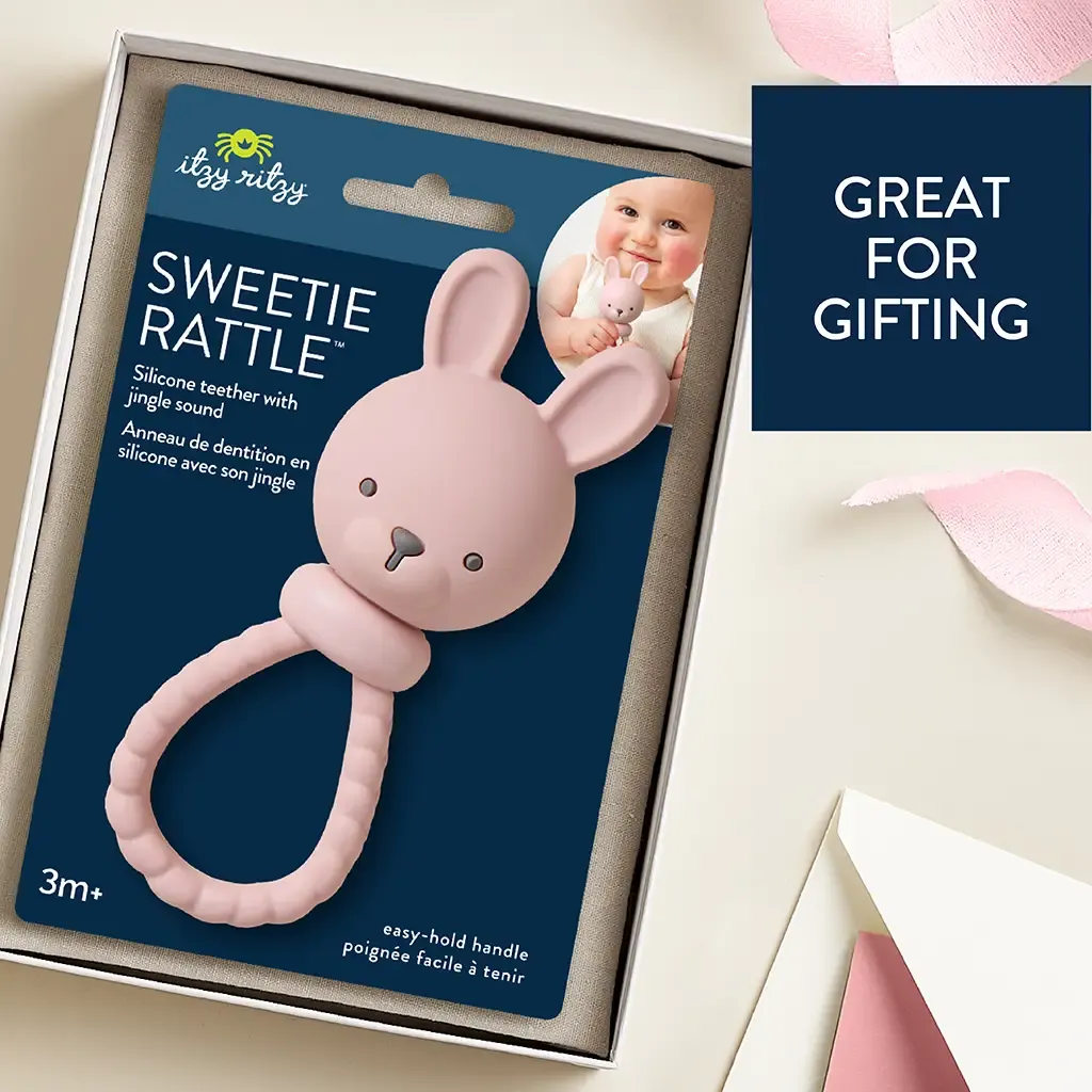 3201 Itzy Ritzy Sweetie Rattle Bunny