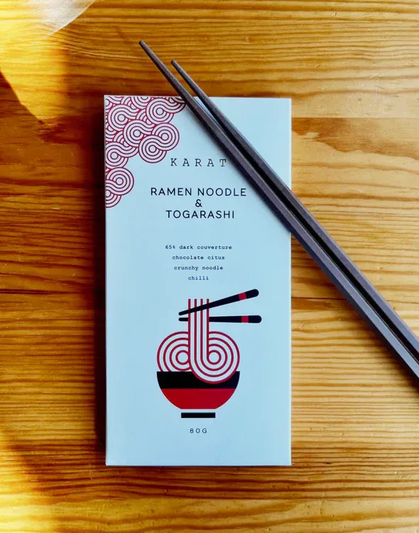 814 Karat Chocolate "Ramen Noodles"