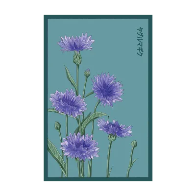 Blue Cornflower Seed Packet