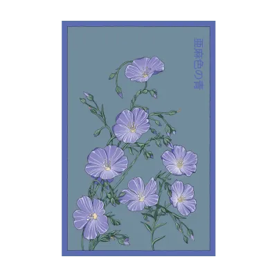 Flax Blue Seed Packet
