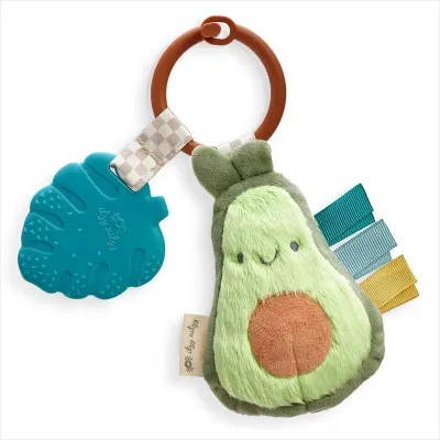 547 Itzy Ritzy Itzy Pal Plush &amp; Teether - Avocado