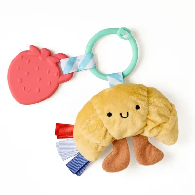 550 Itzy Ritzy Itzy Pal Plush &amp; Teether - Croissant