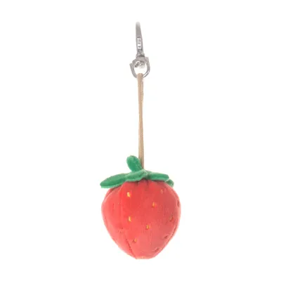 518 Bukowski Red Strawberry Bag Charm