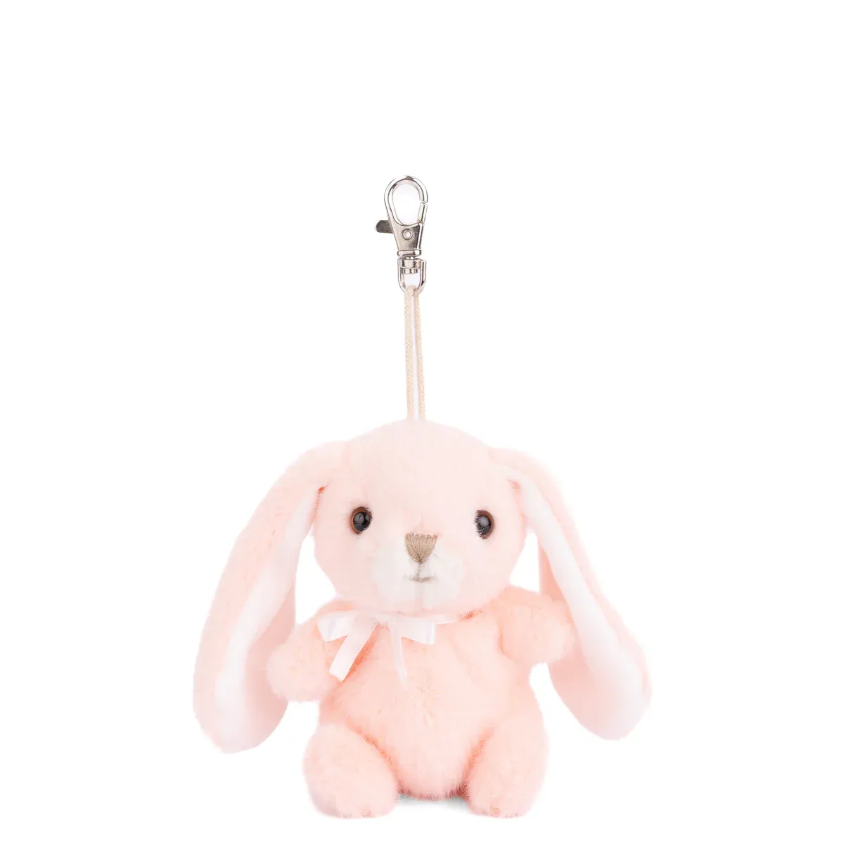 Peach Bouncy Bunny Bag Charm