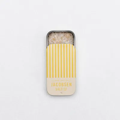 Lemon Zest Infused Sea Salt Slide Tin