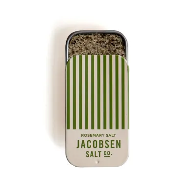 1239 Jacobsen Salt Co. Infused Rosemary Sea Salt Slide Tin