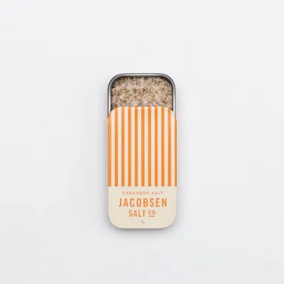 1243 Jacobsen Salt Co. Infused Habanero Sea Salt Slide Tin