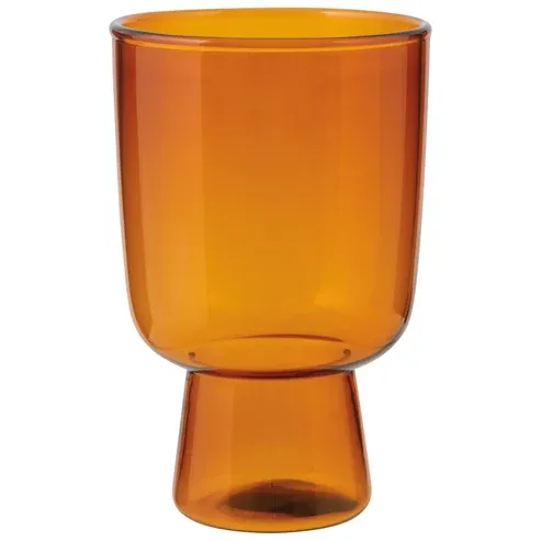 Pedestal Amber Tumbler 11oz