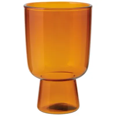 Pedestal Amber Tumbler 11oz
