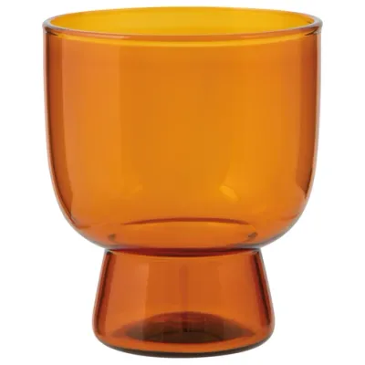 Pedestal Amber Tumbler 4oz