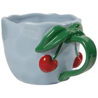 Very Cherry Sculpted Mug 13oz