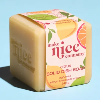 666 Make Nice Company Citrus Solid Dish Soap