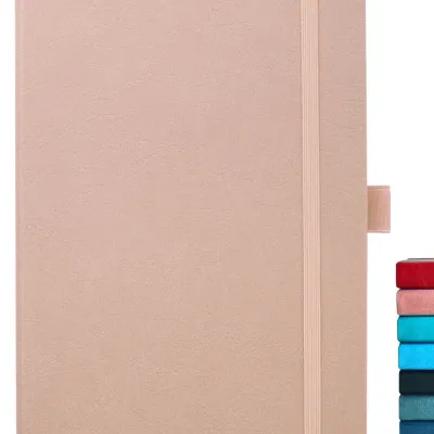 1133 Doodle Vegan Leather Pink Notebook