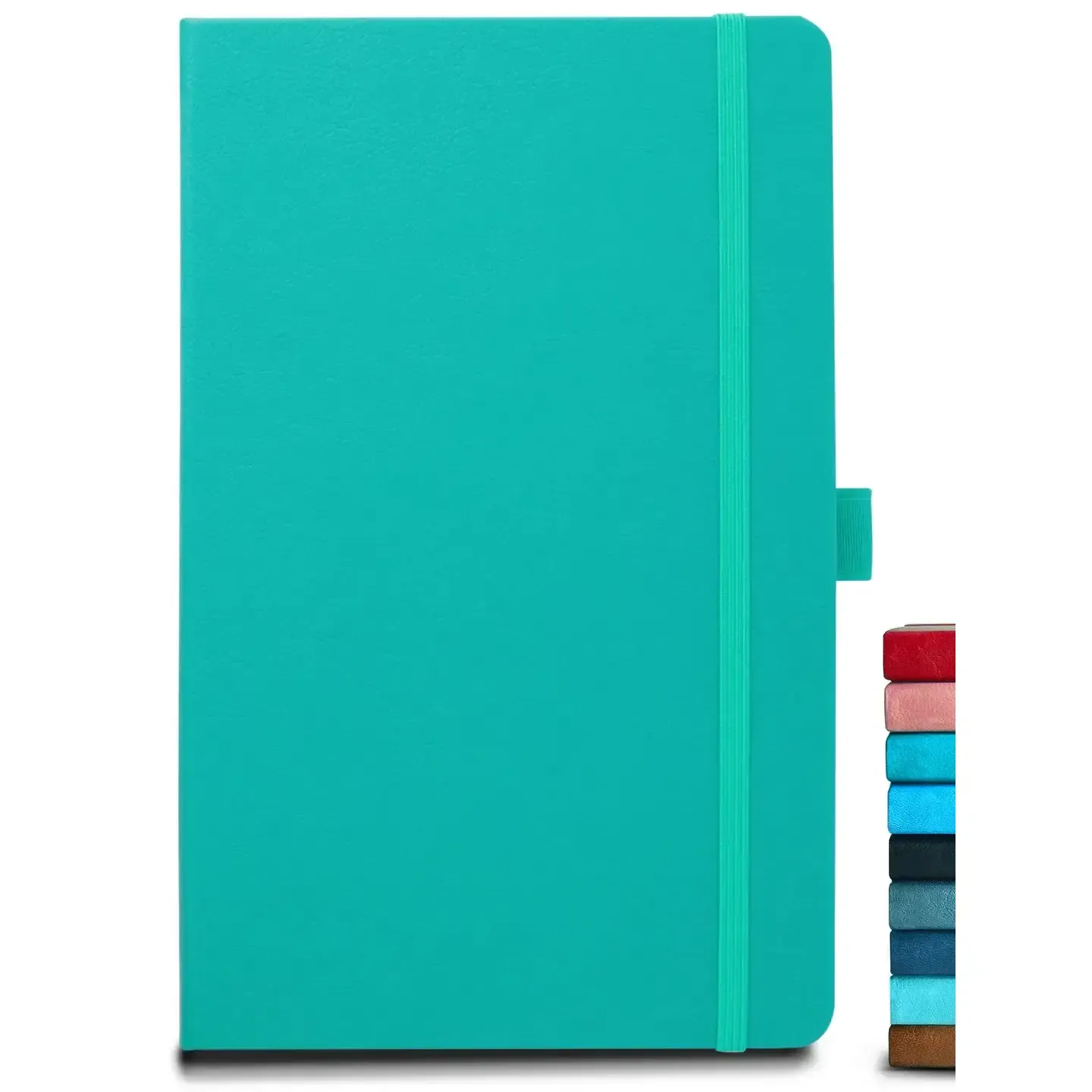 Turquoise Vegan Leather Notebook