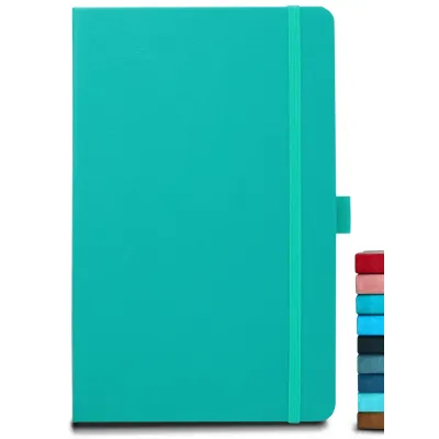 Turquoise Vegan Leather Notebook