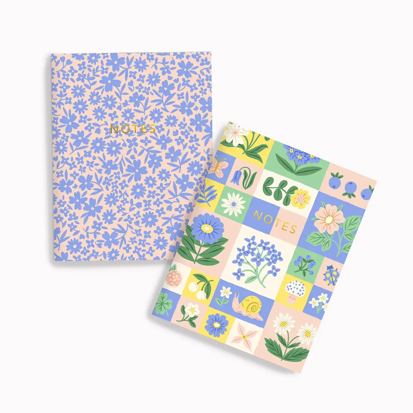 Petal Patchwork &amp; Ditsy Floral Pocket Notebook Set