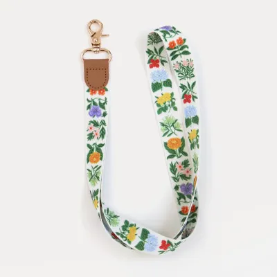 Folk Floral Lanyard