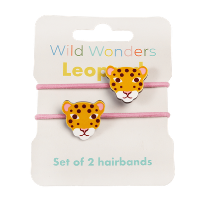 459 Rex London Leopard Hair Ties - Wild Wonders