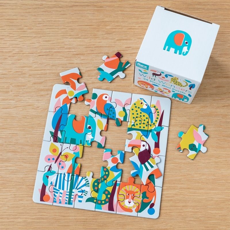479 Rex London Mini Jigsaw Puzzle - Wild Wonders