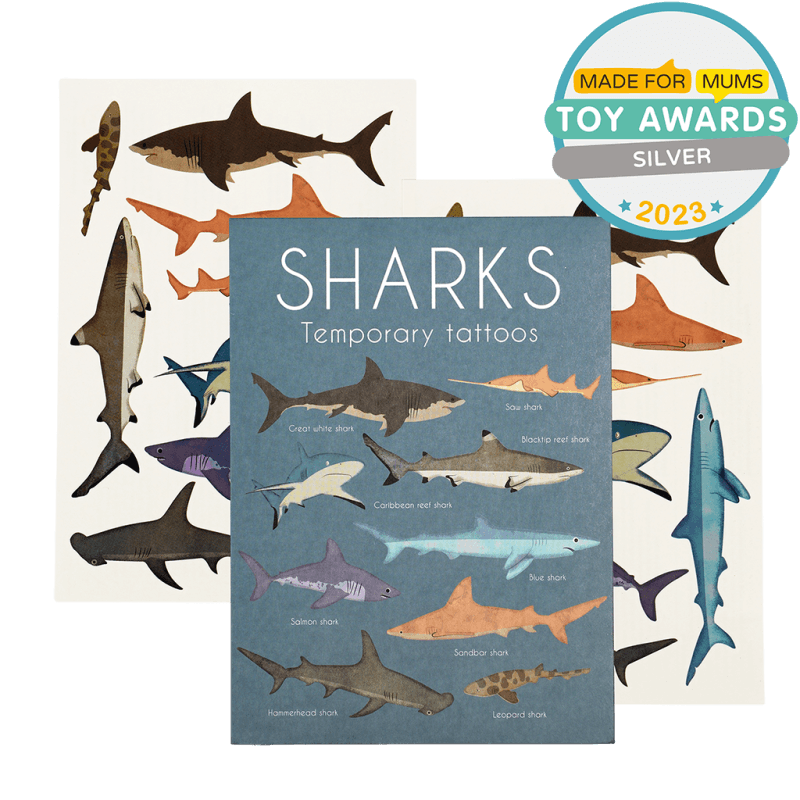 466 Rex London Temporary Tattoos - Shark