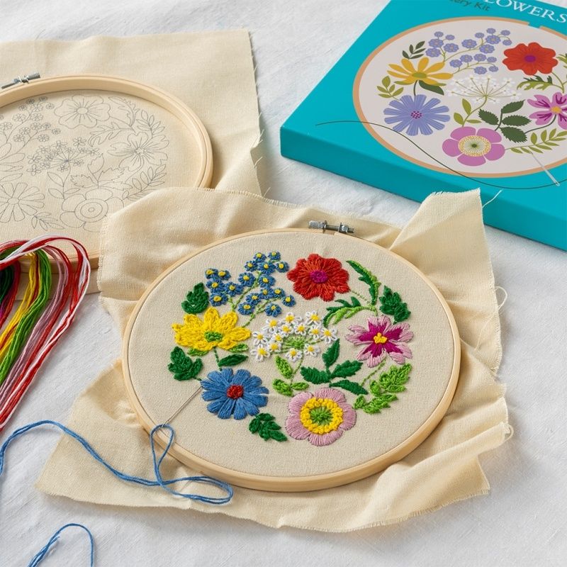 480 Rex London Embroidery Kit - Wild Flowers
