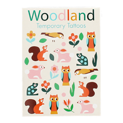 488 Rex London Temporary Tattoos - Woodland