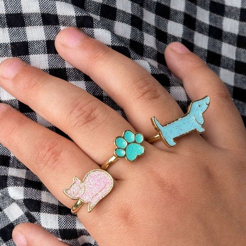 490 Rex London Glitter Rings - Dog &amp; Cat
