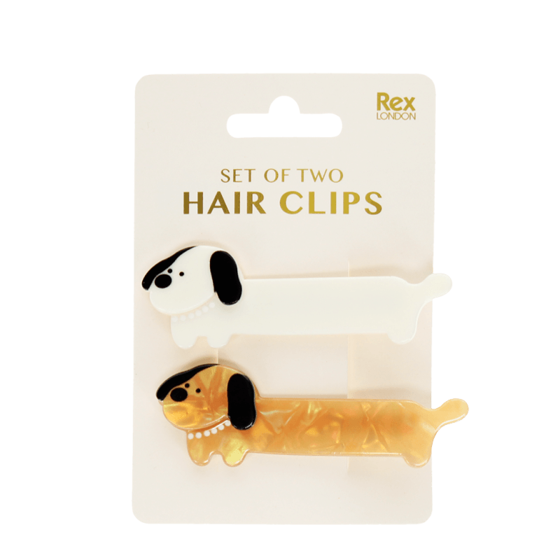 496 Rex London Hair Clips - Sausage Dogs