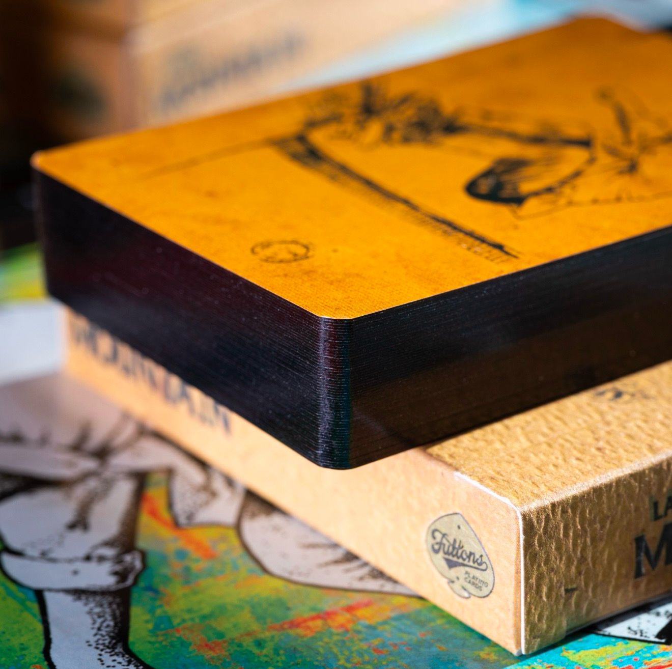 Playing Cards LMSK8 Black Gilded Pack Limited