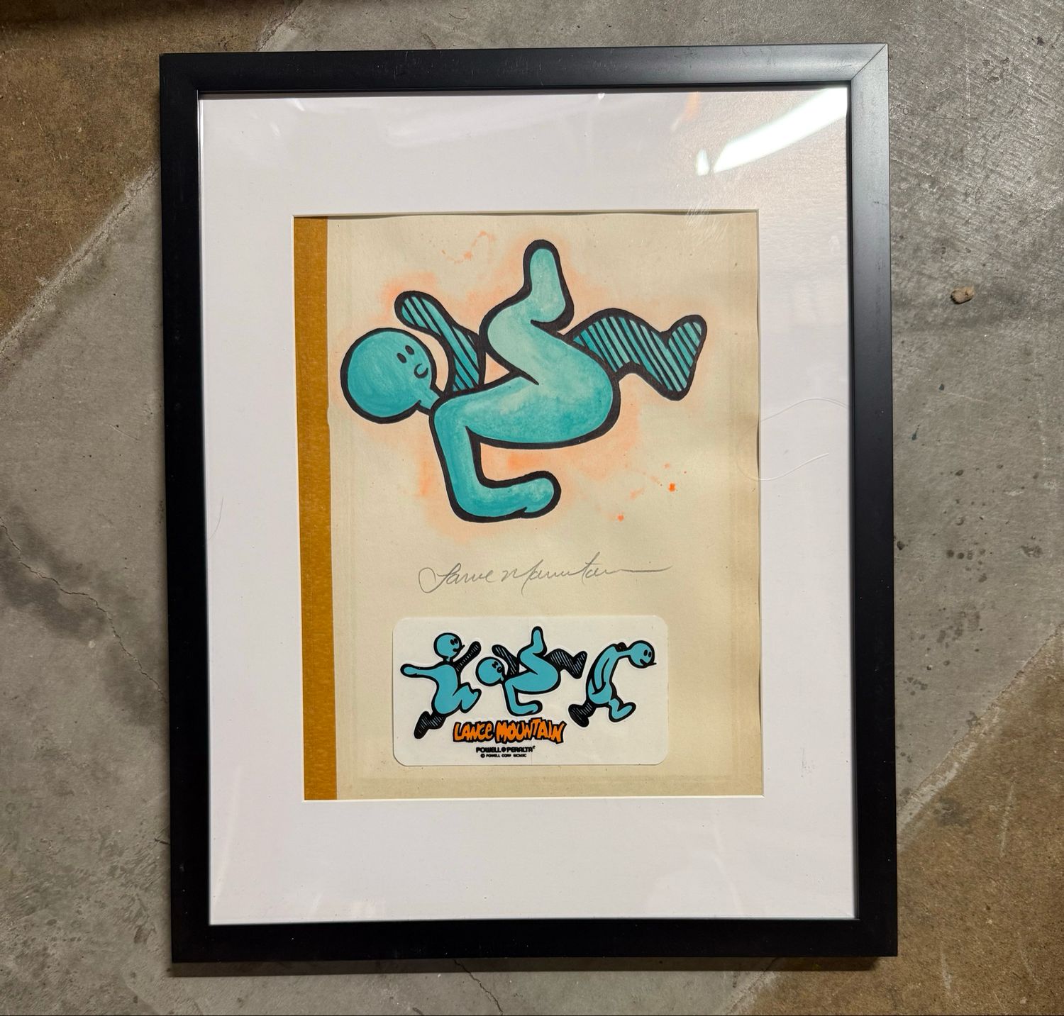 Watercolor Doughboy Slip With OG Sticker