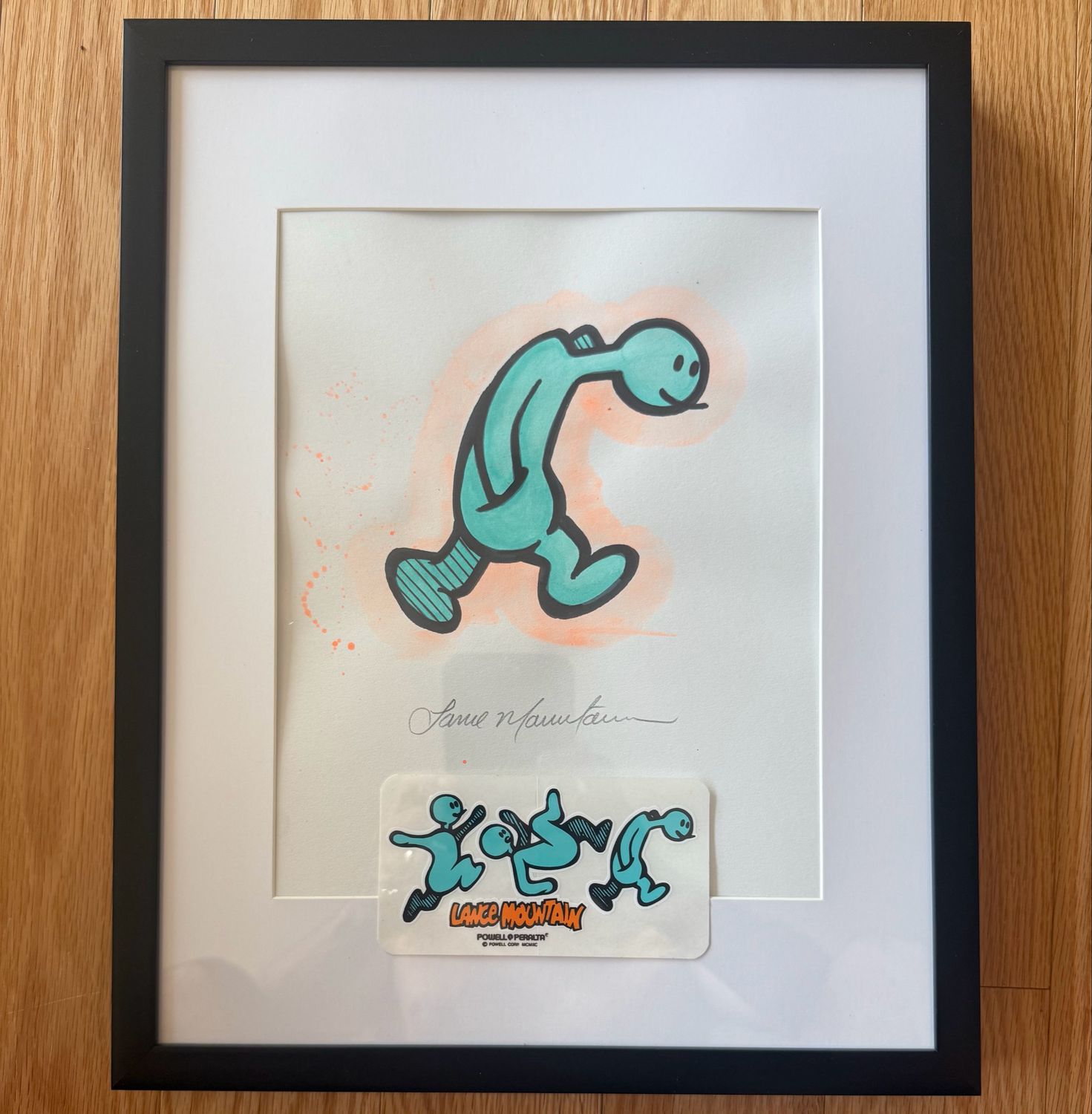 Watercolor Doughboy Walk With OG Sticker
