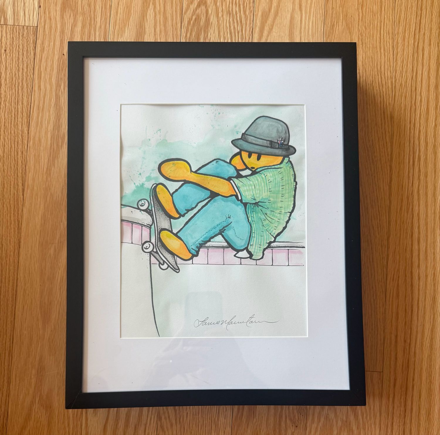 Watercolor Doughboy Convict