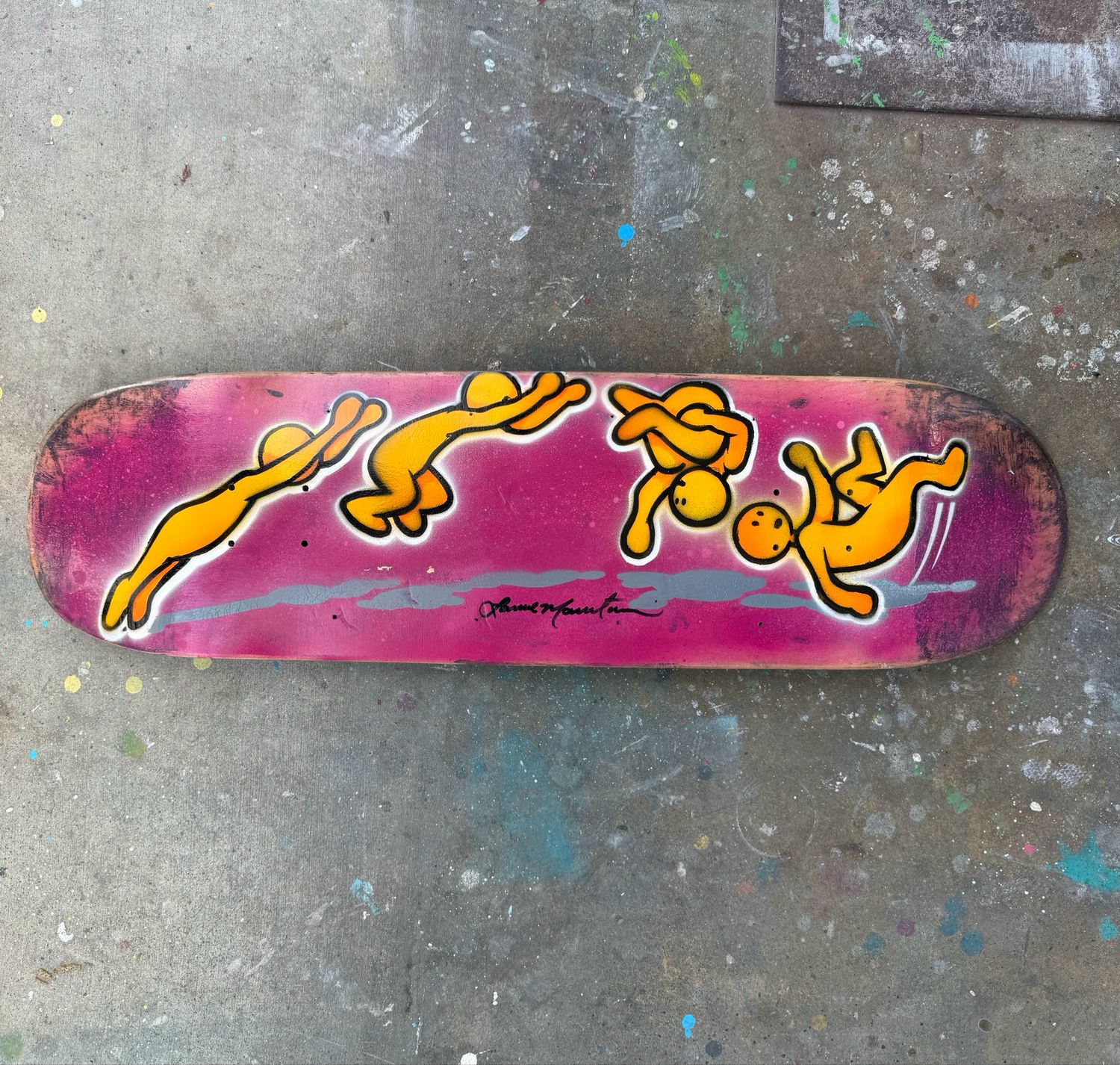 Rider Hand Sprayed Doughboy Plum