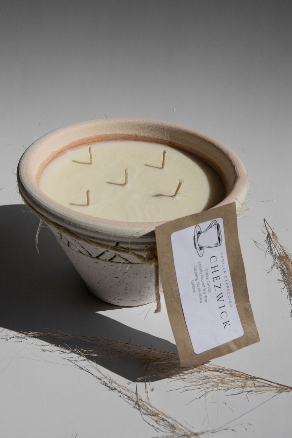 5-Wick Outdoor Cappuccino Soy Candle