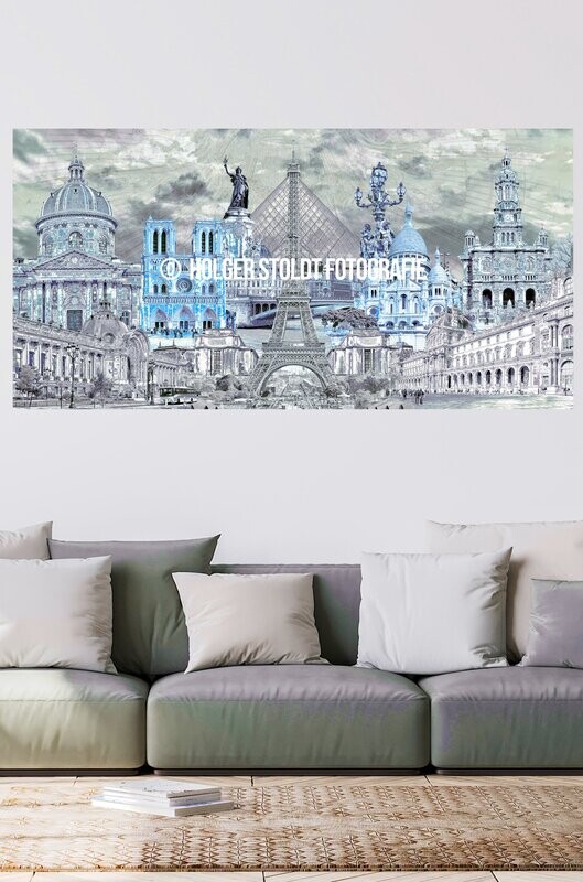 PARIS-COMPOSING 2:1 BLAU