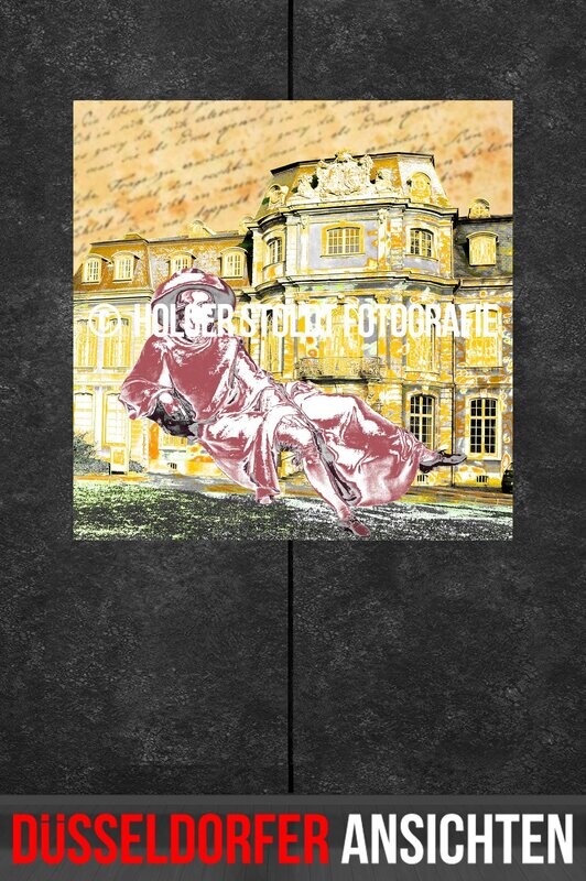 GOETHE VOR SCHLOSS JÄGERHOF QUAD