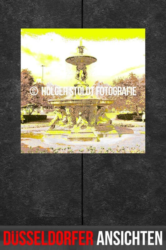 SCHALENBRUNNEN GELB QUAD