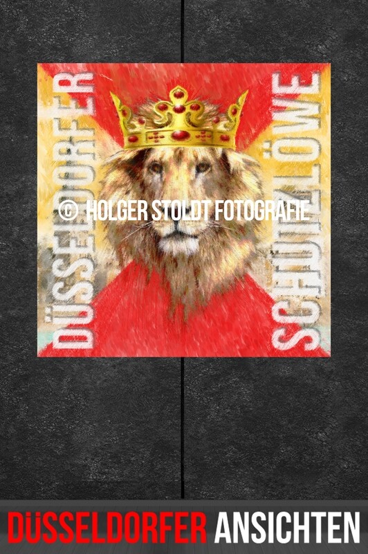 DÜSSELDORFER SCHUTZLÖWE GEMALT QUAD