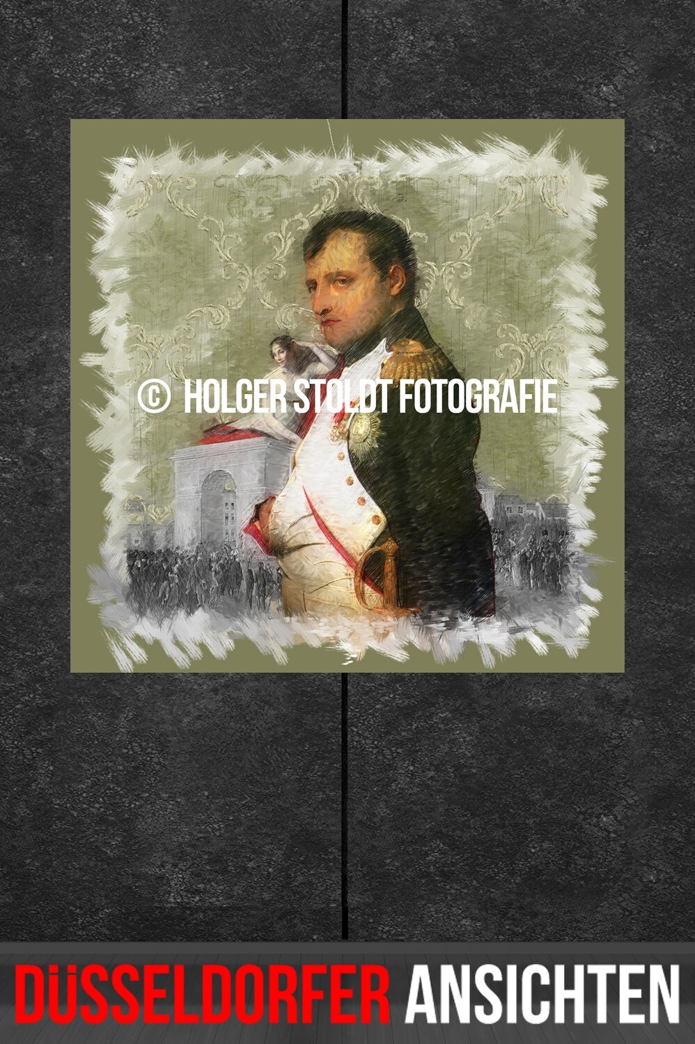 NAPOLEON GEMALT GRÜN 80 QUAD