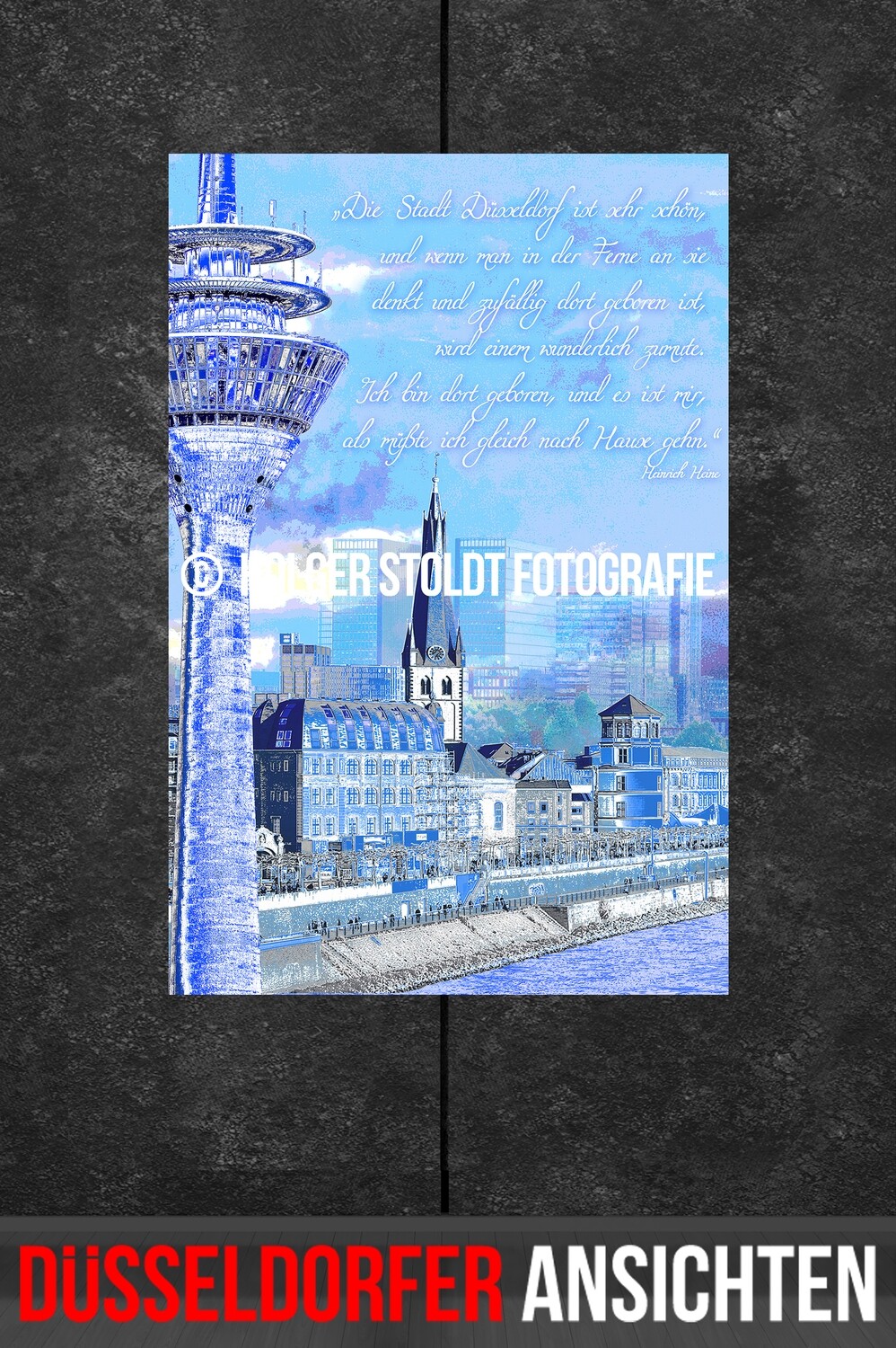 RHEINTURM MIT DUS 6-9 BLAU 2:3