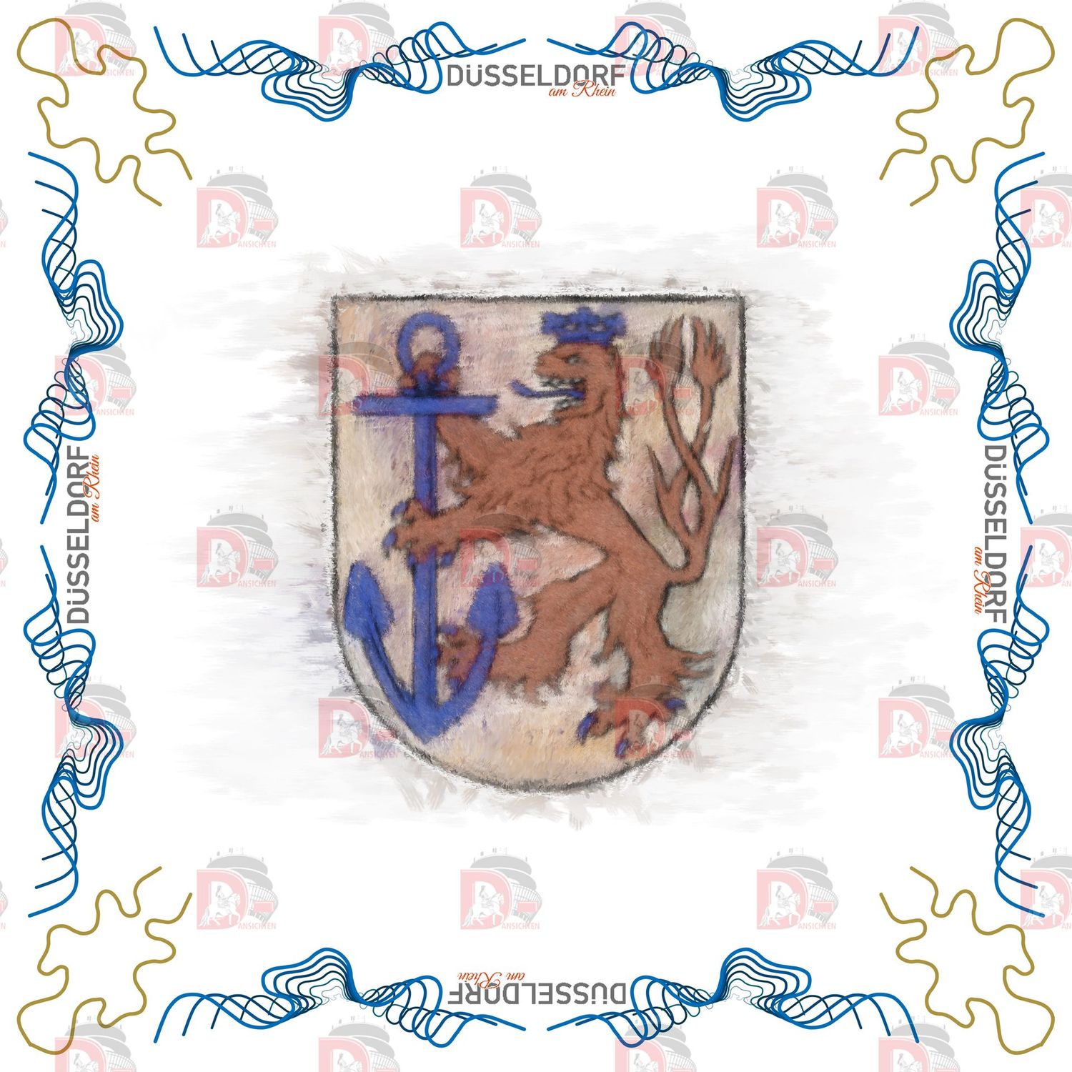 Keramic Fliese Wappen Düsseldorf