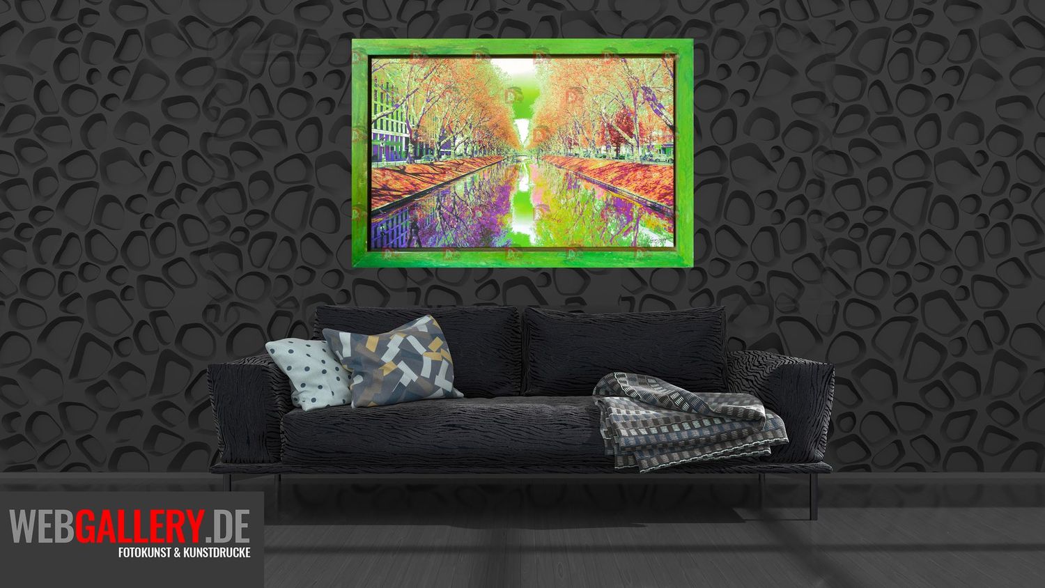 Kögraben bunt, gerahmt