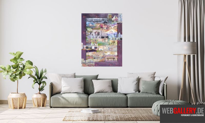 Düsseldorf Composing mit integriertem Rahmen Düsseldorf Composing mit integriertem Rahmen