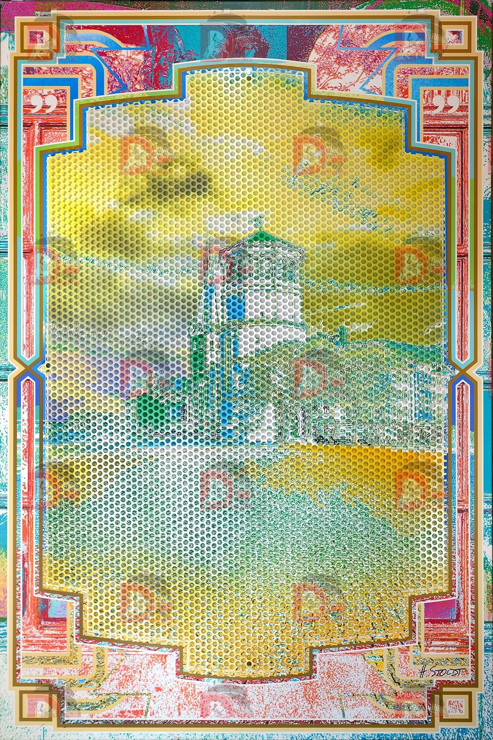 Burgplatz im Zwanziger - Stahl