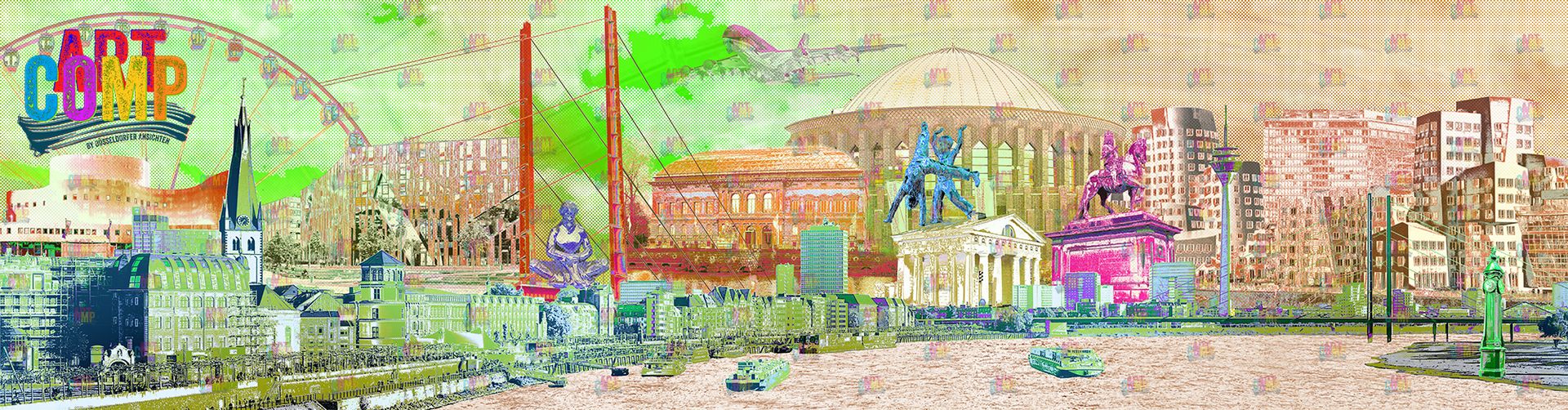 ART-COMP - Panorama bunt