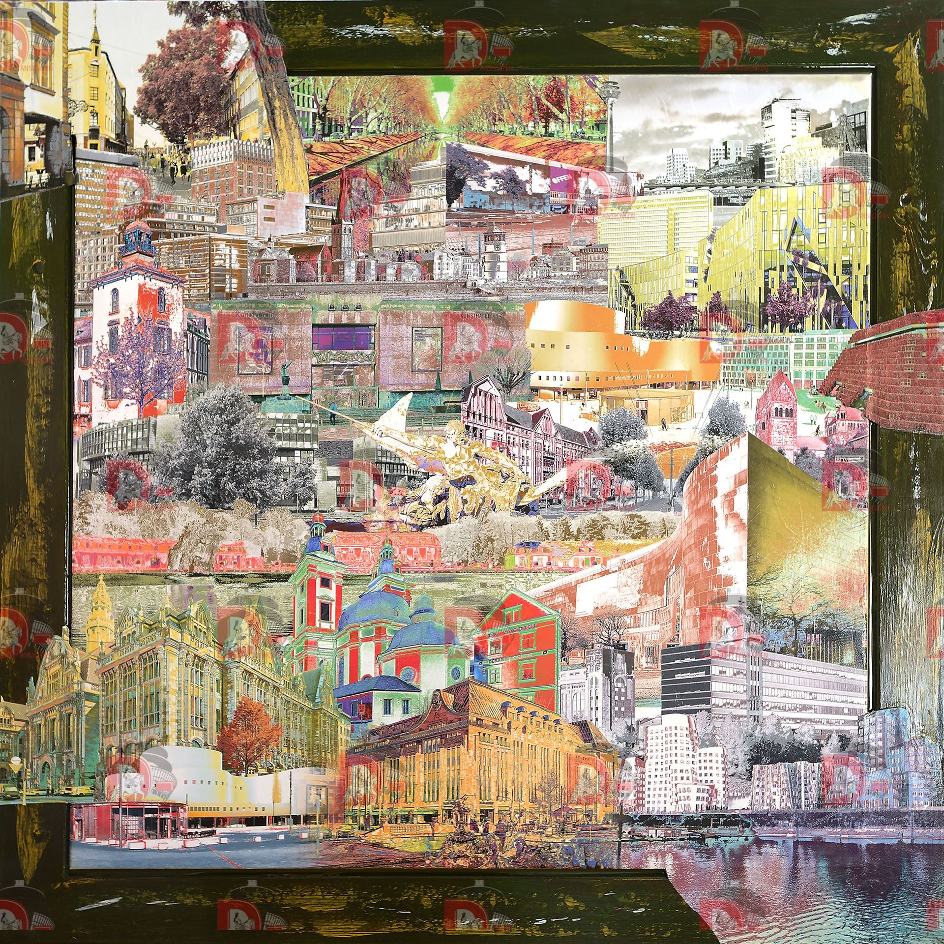 Composing mit integriertem Rahmen - Düsseldorf