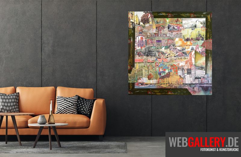 Composing mit integriertem Rahmen - Düsseldorf Composing mit integriertem Rahmen - Düsseldorf