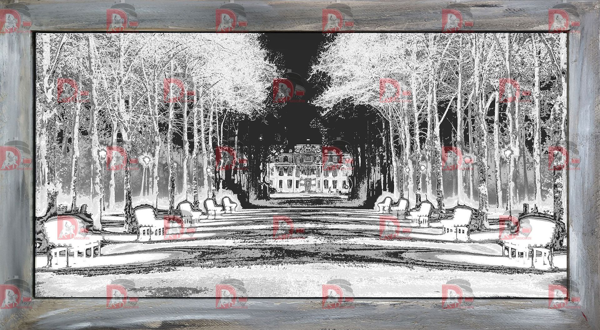 Hofgartenallee SW 2:1 gerahmt